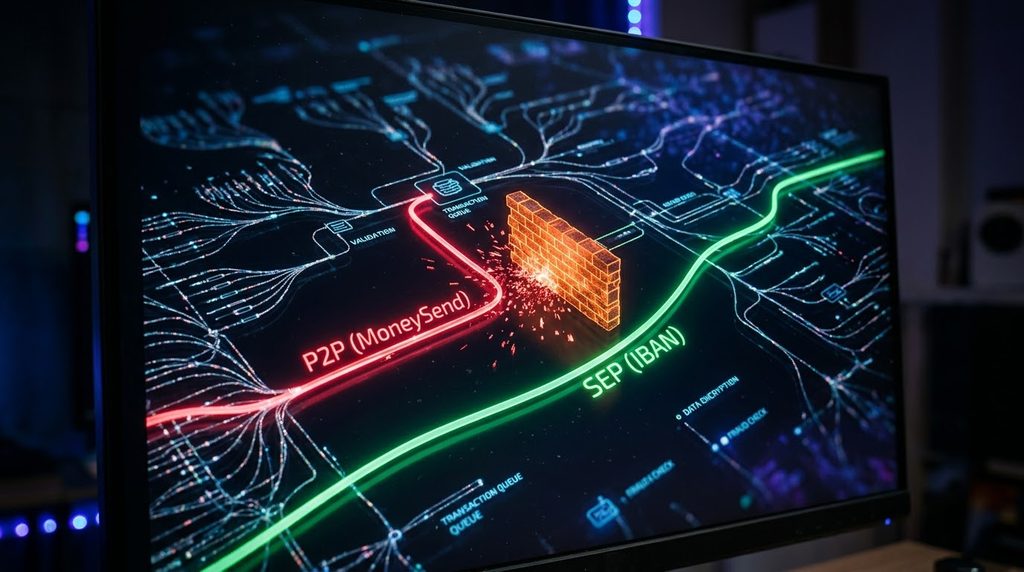 Схема маршрутизації платежів: різниця між P2P-переказом та системою СЕП.